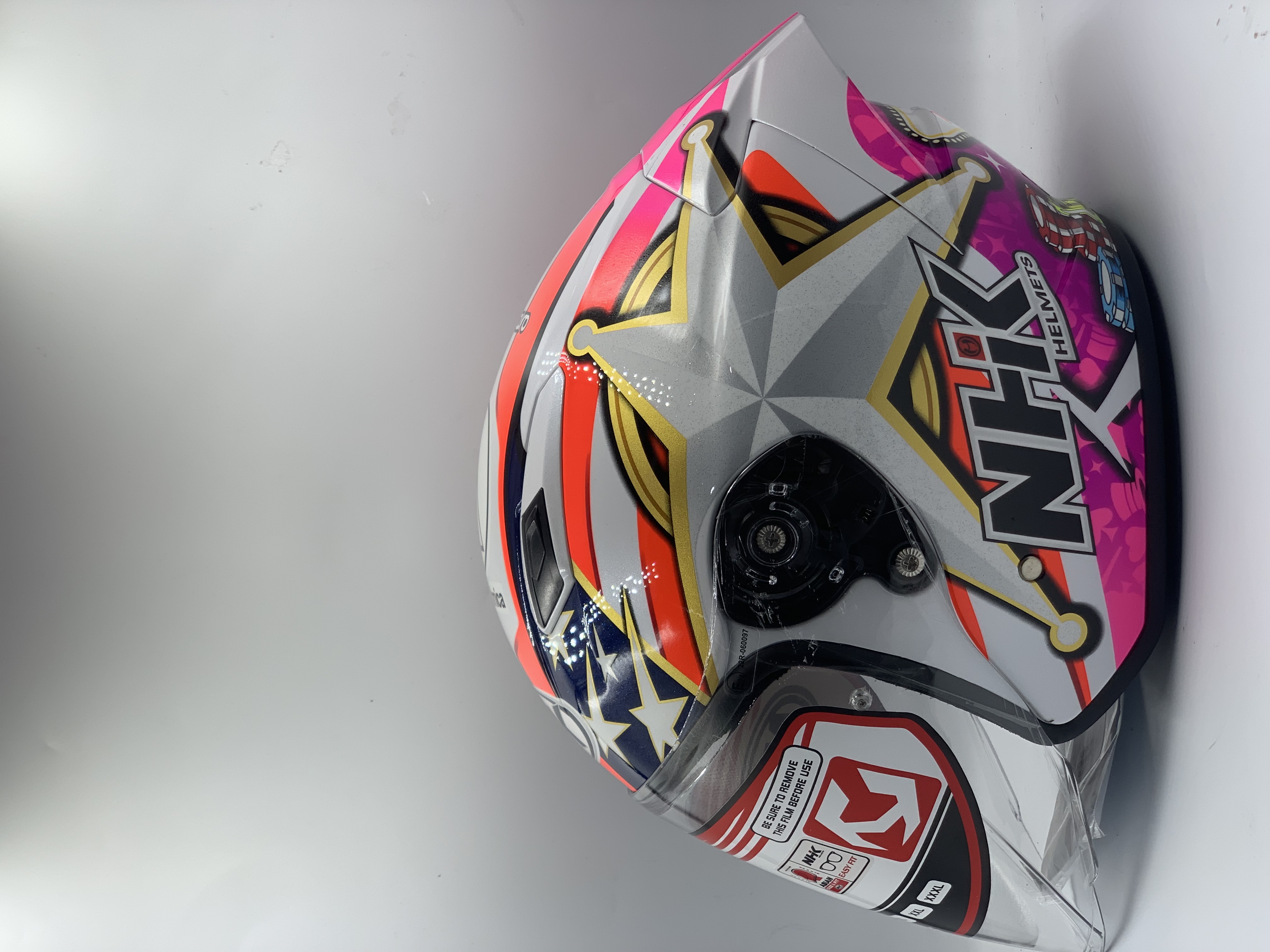 NHK Helmet S1GP S Alonso Lopez #7 Star White Glossy (ECE 22.06)